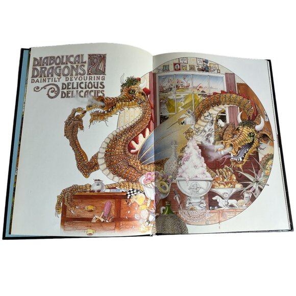 Hardcover Animalia by Graeme Base Vintage 1987 Children's Book - Picture 8 of 13